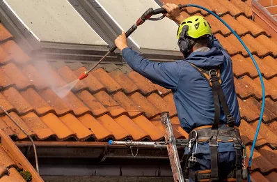 Démoussage et hydrofuge de toiture à Humbert